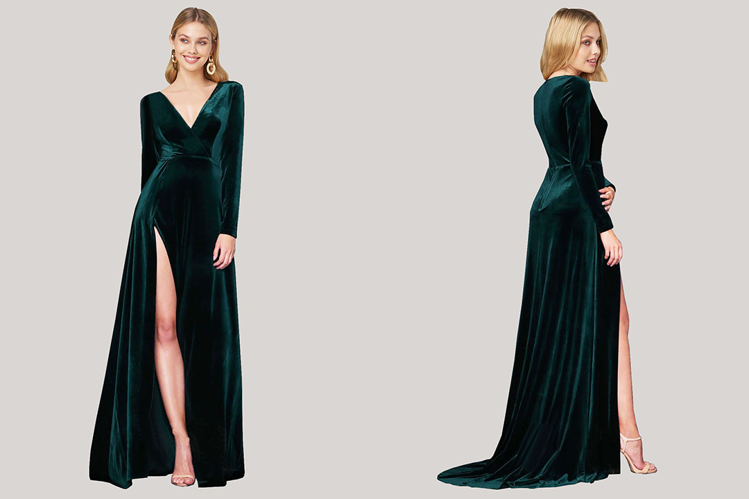 Velvet Bridesmaid Dresses Windon