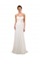 Ivory Sweetheart Sleeveless Sheath Wedding Gowns Windon