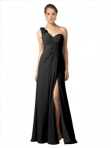 Black Sweetheart Sleeveless A-Line Bridesmaid Dress / Formal Dress Windon