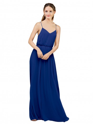 Royal Blue Sweetheart Sleeveless A-Line Bridesmaid Dress / Evening Dress Windon