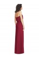 Lilac Strapless Sleeveless Low Back A-Line Formal Dress / Bridesmaid Dress Windon