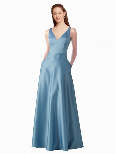 High Neck Sleeveless A-Line Black Tie Prom Dress / Bridesmaid Dress Windon
