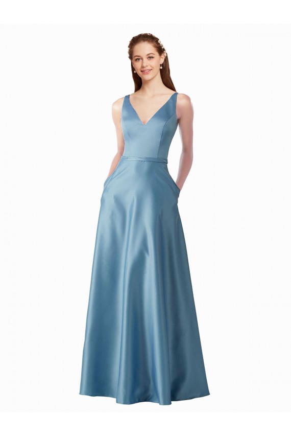 High Neck Sleeveless A-Line Black Tie Prom Dress / Bridesmaid Dress Windon