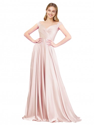 Pink High Neck Sleeveless A-Line Formal Evening Gown / Prom Dress / Bridesmaid Dress Windon