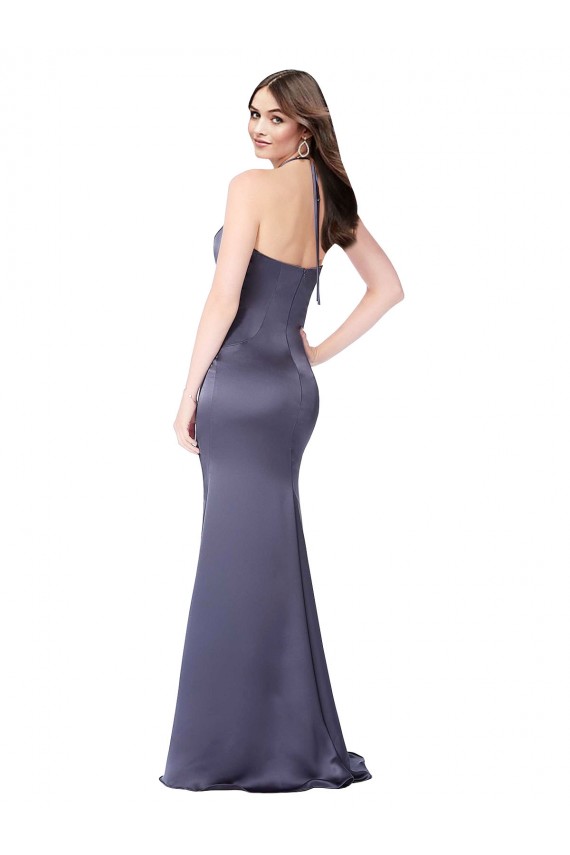 Dusk Halter Neck Sleeveless Low Back Mermaid Formal Evening Gown / Prom Dress / Bridesmaid Dress Windon