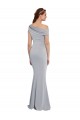 Grey One Shoulder Sleeveless Mermaid Formal Dress / Bridesmaid Dress Windon