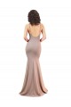 Dusty Pink V-Neck Sleeveless Low Back Mermaid Black Tie Evening Gown / Prom Dress / Bridesmaid Dress Windon