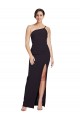 Black Strapless Sleeveless Sheath Formal Evening Gown / Prom Dress / Bridesmaid Dress Windon